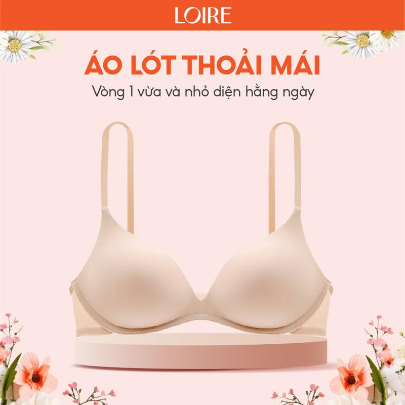 Áo Lót Nữ Thoải Mái Loirechic Chất Liệu Su Đúc Mềm Mịn, Không Gọng, Mặc Hàng Ngày BRTS14 ngực đệm