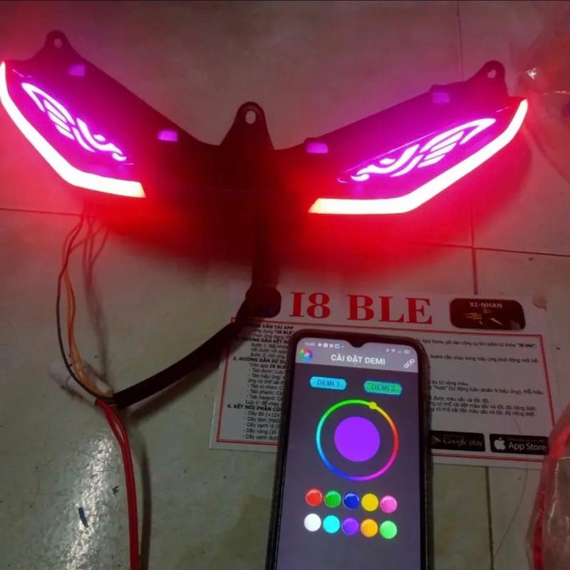 audi i8 ex150 chỉnh màu trên ap đủ màu đủ chế độ phụ kiện đèn led