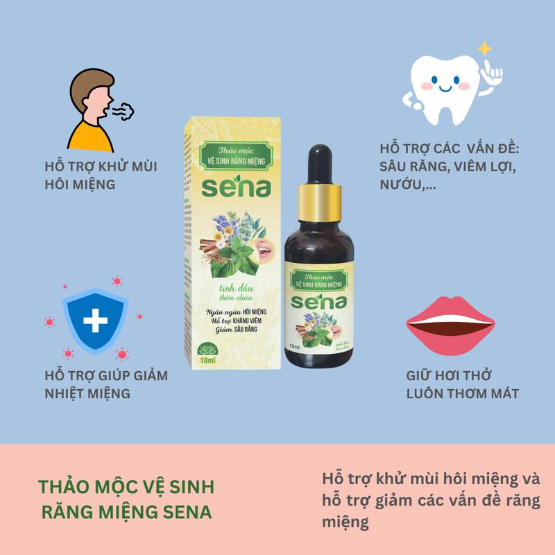 [  LỌ 30ML ]  SERUM Vệ sinh răng miệng SENA, giúp khử mùi hôi miệng , làm sạch thơm miệng  Xịt Thơm Miệng tặng 2 trà thảo mộc viem loi xịt  thơm xịt  thơm Xịt Miệng