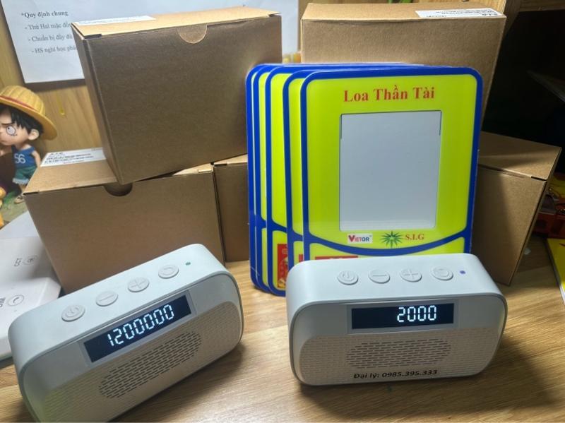 Product Introduction of Loa ting ting thần tài- 4G/wifi đọc biến động số tiền tài khoản.loa add được 2 stk ngân hàng khác nhau.vietinbank,vietcombank,bidv,Mb bank,techcombank,tp bank 5
