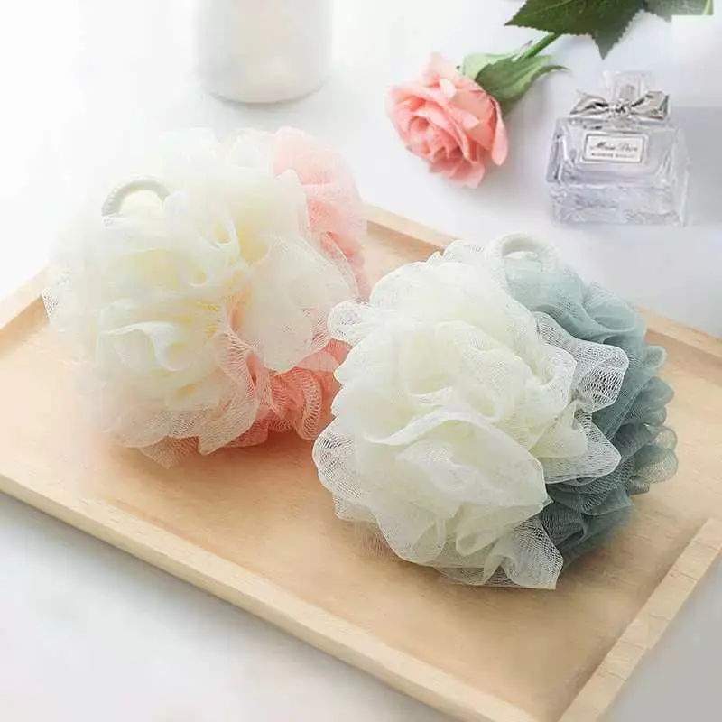 Bath Scrubber Ultra-Soft Bath Sponge Bath Flower Ball Bath Ball Flower Scrubber Bath Bubble Ball Bath Foam Ball