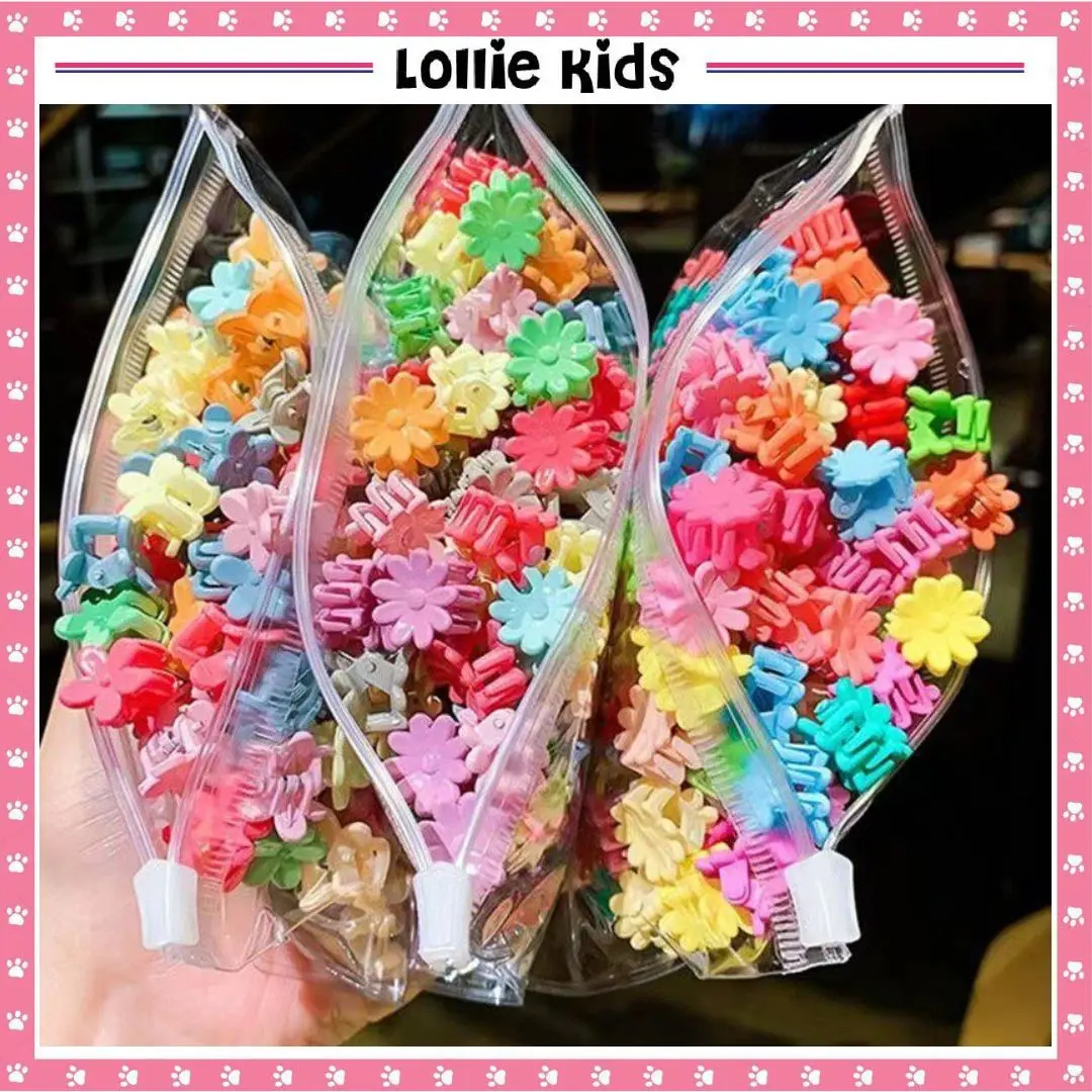 ISI 50 / SET JEPIT ANAK SUPER KECIL LUCU / JEPIT RAMBUT ANAK MURAH