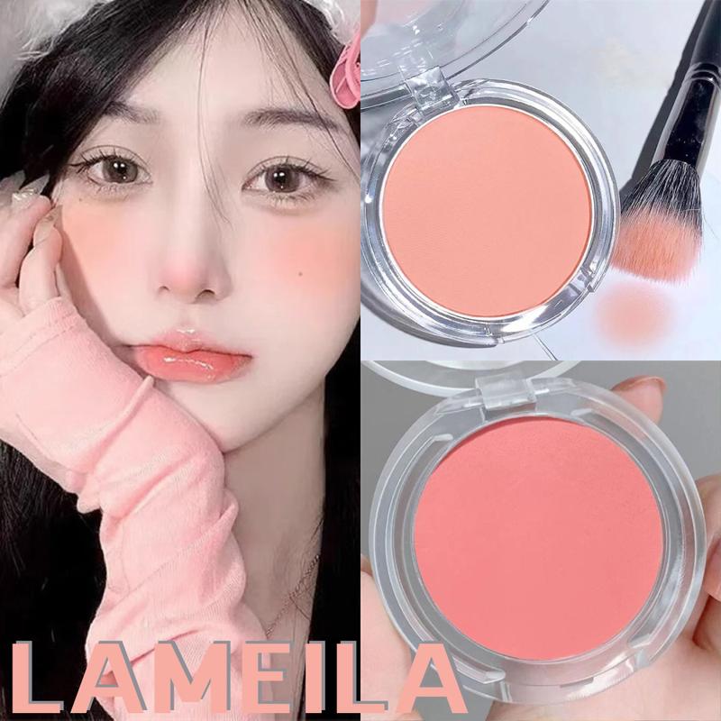 Phấn Má Hồng Đơn Sắc LAMEILA Dễ Thương Và Ngọt Ngào Tự Nhiên Tinh Tế Năng Lượng Nữ Tính Lì Và Sáng Bóng Trang Điểm Mặt Cosmetic Women Mỹ Phẩm