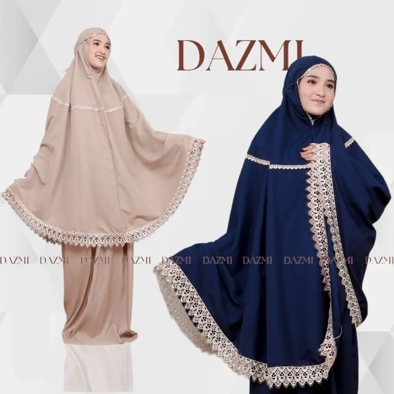 Mukena Dewasa Katun Polos Renda Syifa Series