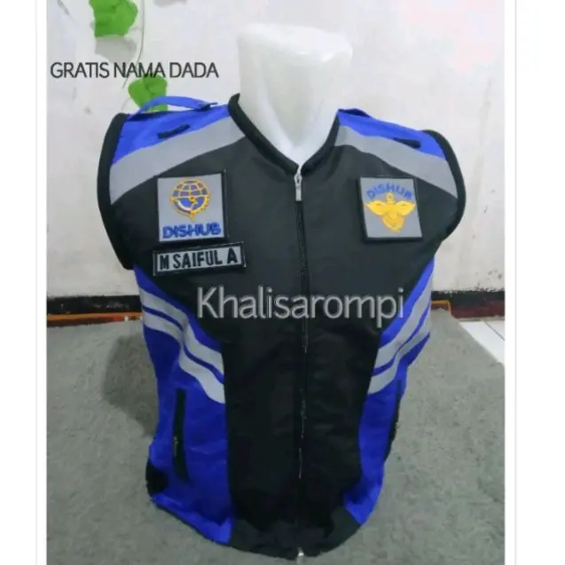 Rompi Dishub Bahan taslan full atribut gratis nama 0