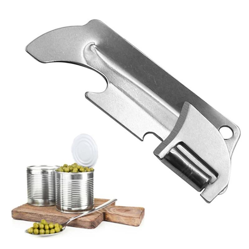Dụng Cụ Mở Hộp Đa Năng Bằng Thép Không Gỉ, Hoàn Thiện Bằng Thép Không Gỉ Đánh Bóng, Với Dụng Cụ Mở Mini Gấp, Dụng Cụ Mở Có Thể, Dụng Cụ Mở Đa Năng 0