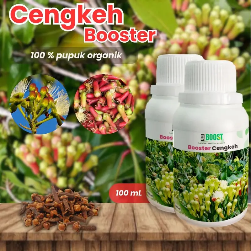 Pupuk Booster Tanaman Cengkeh 100ml merangsang bunga cengkeh tumbuh lebat 0