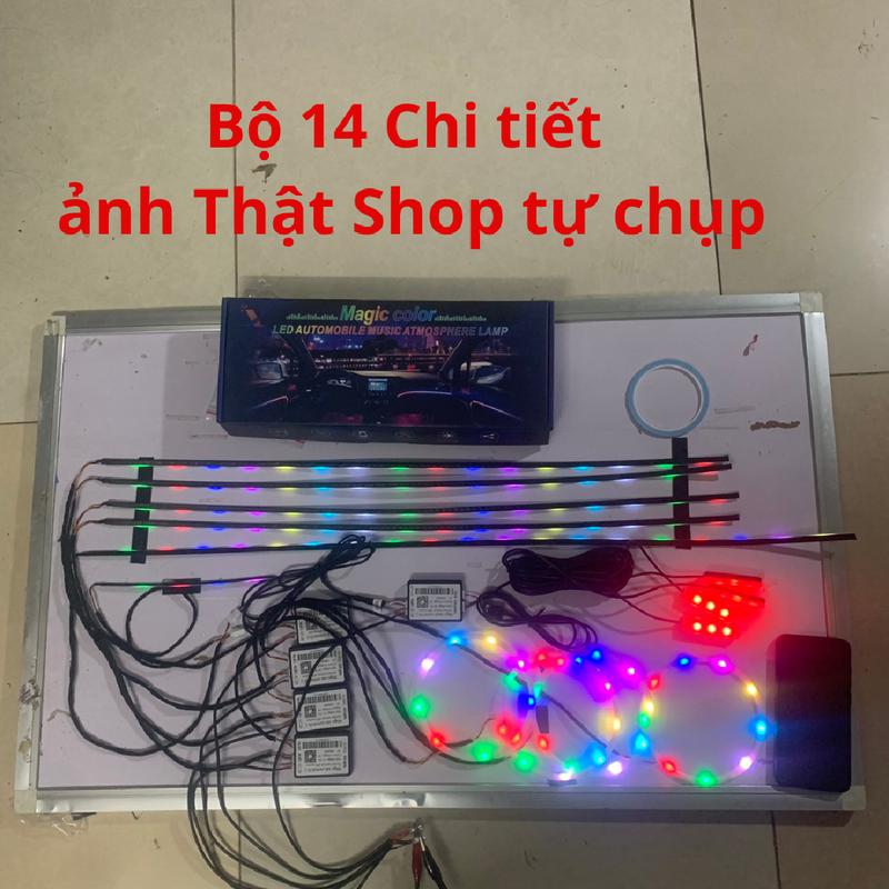 Đèn Led viền nội thất ô tô v2 v3 v4 có điều khiển qua app
