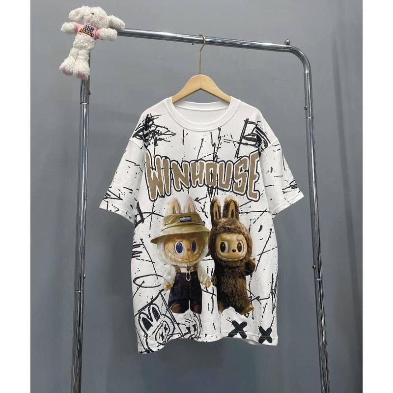 Áo Thun Nữ Cute LABUBU WINHOUSE Hình In Siêu Nét - Áo Thun Phong Cách Unisex 3