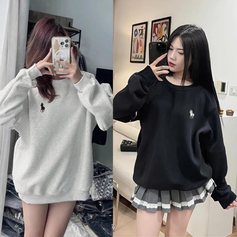 Áo Sweater Ngựa In Khoác Nỉ Dài Tay Unisex, Áo swt ngựa In nam nữ form rộng Phong Cách Trẻ Trung