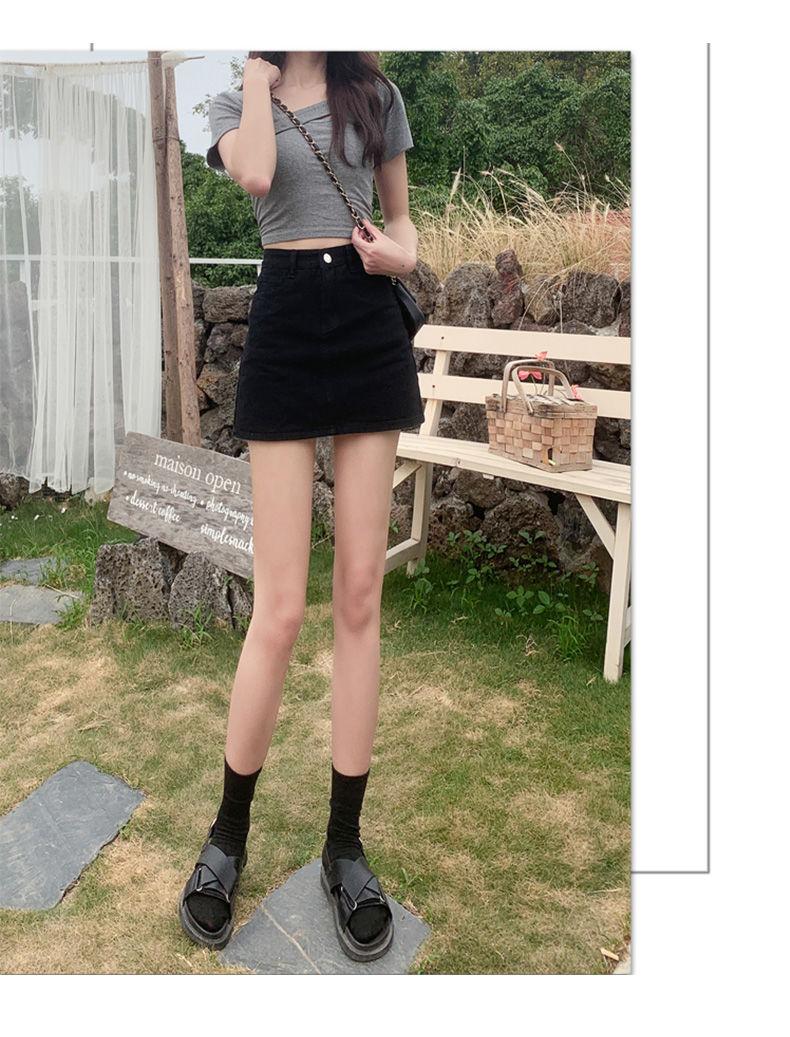 Product Introduction of Chân Váy Ngắn Denim, Chất Lượng Cao Cấp, Phong Cách Bodycon Gợi Cảm, Màu Xanh Dương Cổ Điển Thích Hợp Cho Mùa Xuân Và Mùa Hè, Co Giãn, Chân Váy Hình Chữ A Nhỏ 13