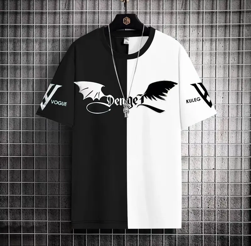 JAY-BAJU KAOS VOGUE LENGAN PENDEK-BAJU KAOS DISTRO MOTIF KOMBINASI KEREN-REAL PICT 0