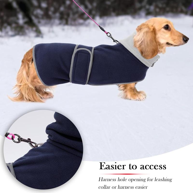 TikTok Shop Dachshund Sweaters for Dogs Dog Jacket Dachshund Coat Perfect Dog Winter Coat with Padded Fleece Lining and high Collar Dog Snowsuit with Adjustable Bands