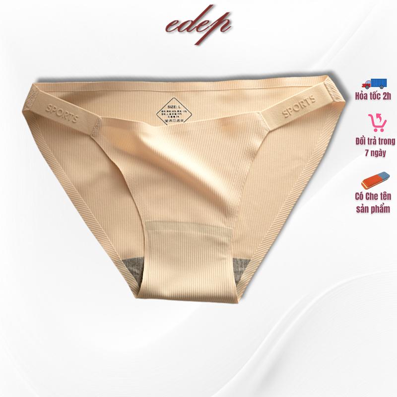  Quần Lót Nữ Sports Nữa Mông Su Đúc Tam Gân Tăm 670 - Quần Lót Nữ Gân Tăm - Quần Lót Chữ A Ôm Sát Đùi -Quần Lót Nữ Nhung Women 