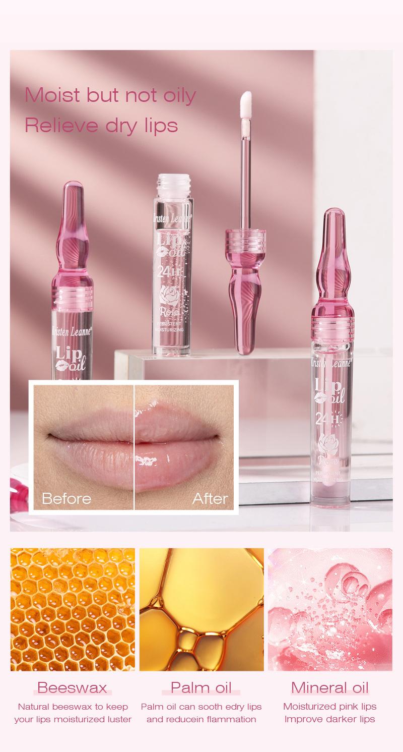 Product Introduction of Hydrate Your Lips with Rose Petal Lip Treatment Skincare Comfort Moisturize lip  matte lipstick  set Gloss Lipgloss 2