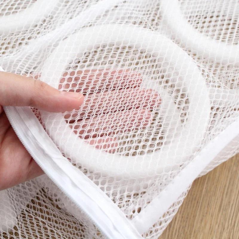 Product Introduction of 1pc Durable shoe washing bag, large sports shoe washing bag, shoe washing machine bag, mesh laundry bag, shoe tennis shoe bag Accessory 15