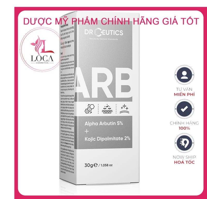 Serum drceutics arb Alpha Arbutin 5% + kojic Dipalmitale 2%, giúp sáng da, dưỡng da xỉn màu 3