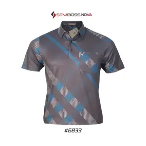 SEMBOSS Nova Super Comfy Kaos Kerah Bahan Halus Licin Lengan Pendek 6833