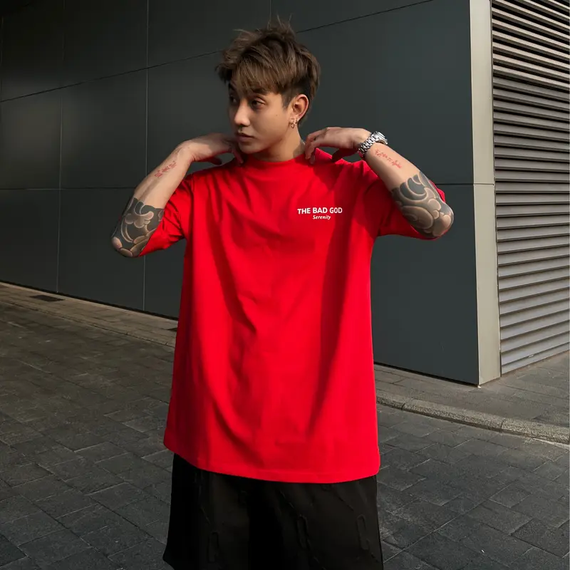 [MUA 2 GIẢM 5%] Áo Thun Cổ Tròn Nam The Bad God Serenity Chất Liệu COTSYN In Cao Thành - Menswear - BST Áo thun năm 2025 8