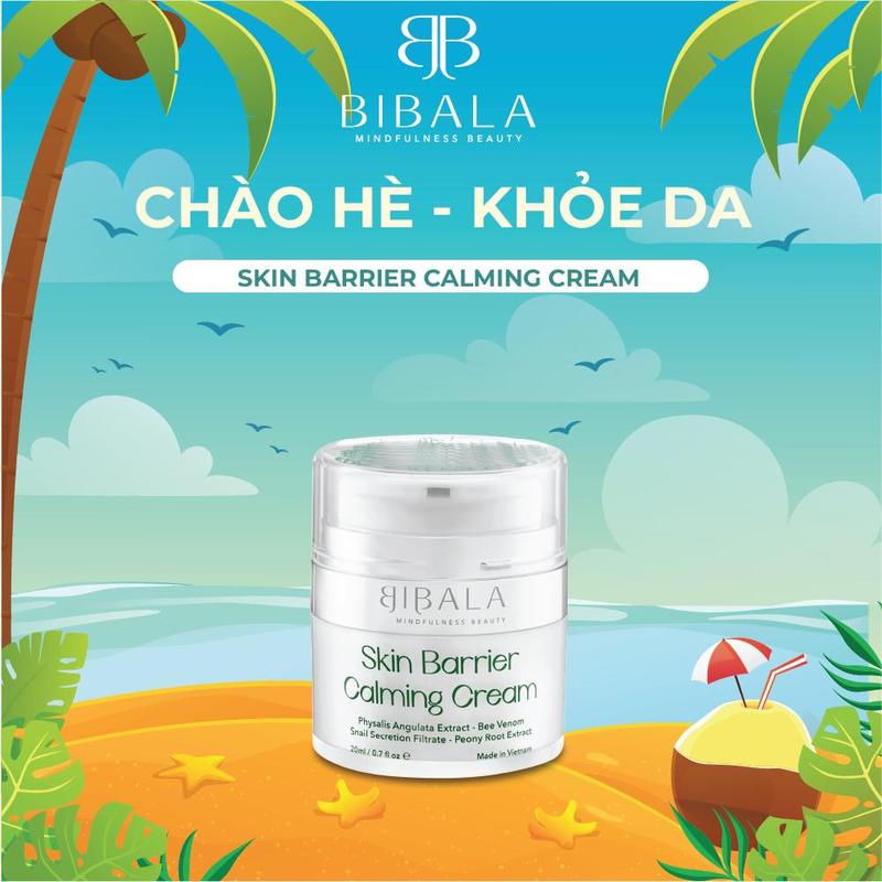  Kem dưỡng phục hồi lành thương và làm giảm kích ứng Bibala SKIN BARRIER CALMING CREAM 20g  Làm Đẹp Da 