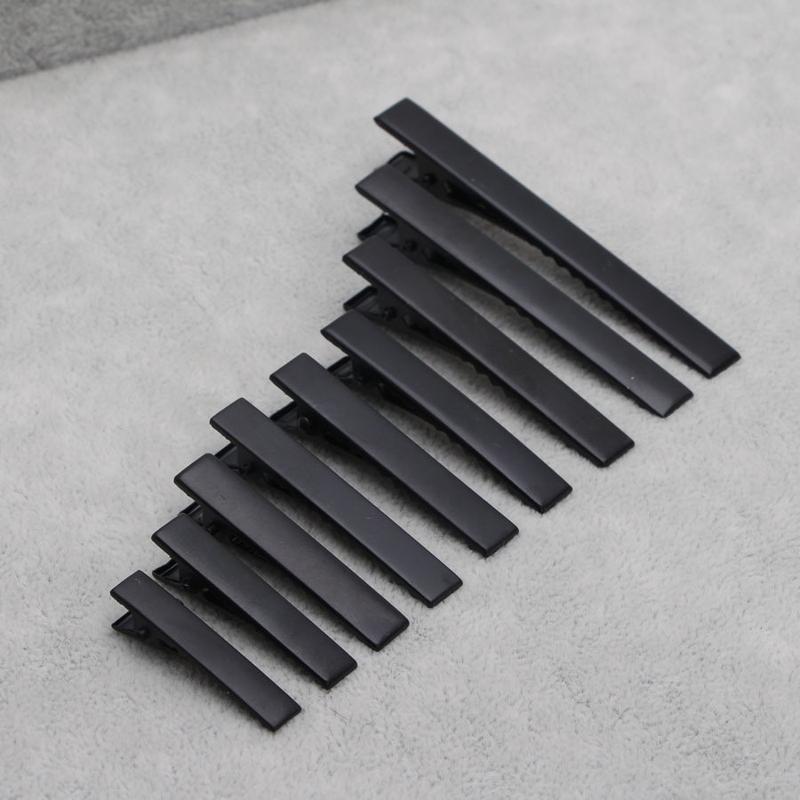 Combo 10 - 50 kẹp tóc mỏ vịt các cỡ, Kẹp mỏ vịt, phôi, xương kẹp 4.6 cm và 5.6 cm màu đen xinh xắn dùng làm DIY handmade