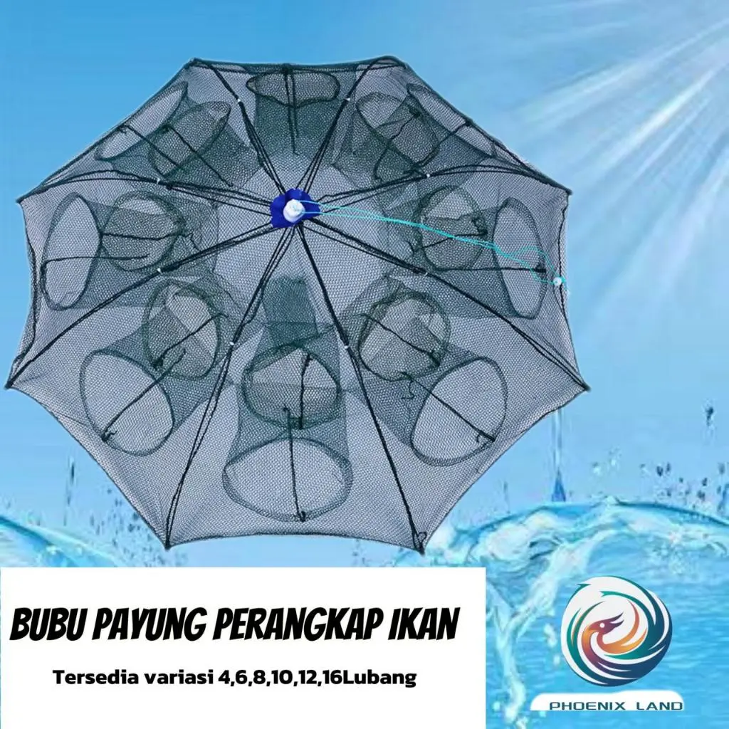 Perangkap Bubu Payung Jaring Ikan Udang Kepiting Dan Lain Lain Jebakan Jaring Perangkap Ikan Kualitas Bagus Harga Murah Meriah