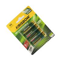 Gambar AZKO Krisbow Set 4 Pcs Baterai Aa Rechargeable 1000 Mah - Hijau Batre Isi Ulang Peralatan Elektronik Battery Rechargeable dari AZKO ID Kota Administrasi Jakarta Pusat 2 Tokopedia