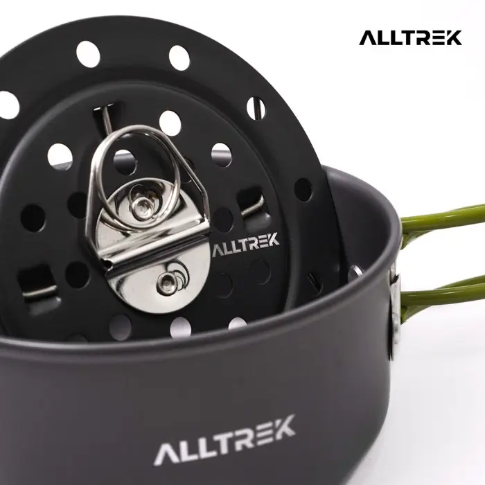 ALLTREK Alat Masak Outdoor ACE001 Nesting + Steamed Tray Cookware 1