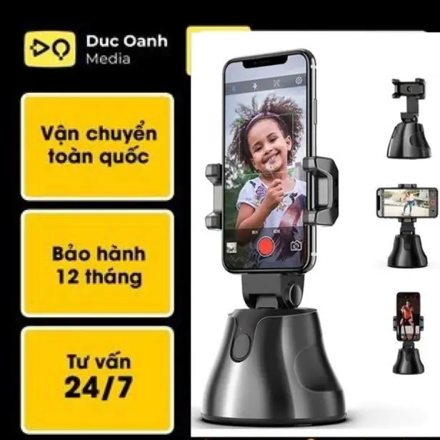 Gậy chụp ảnh thông minh nhận diện khuôn mặt xoay 360