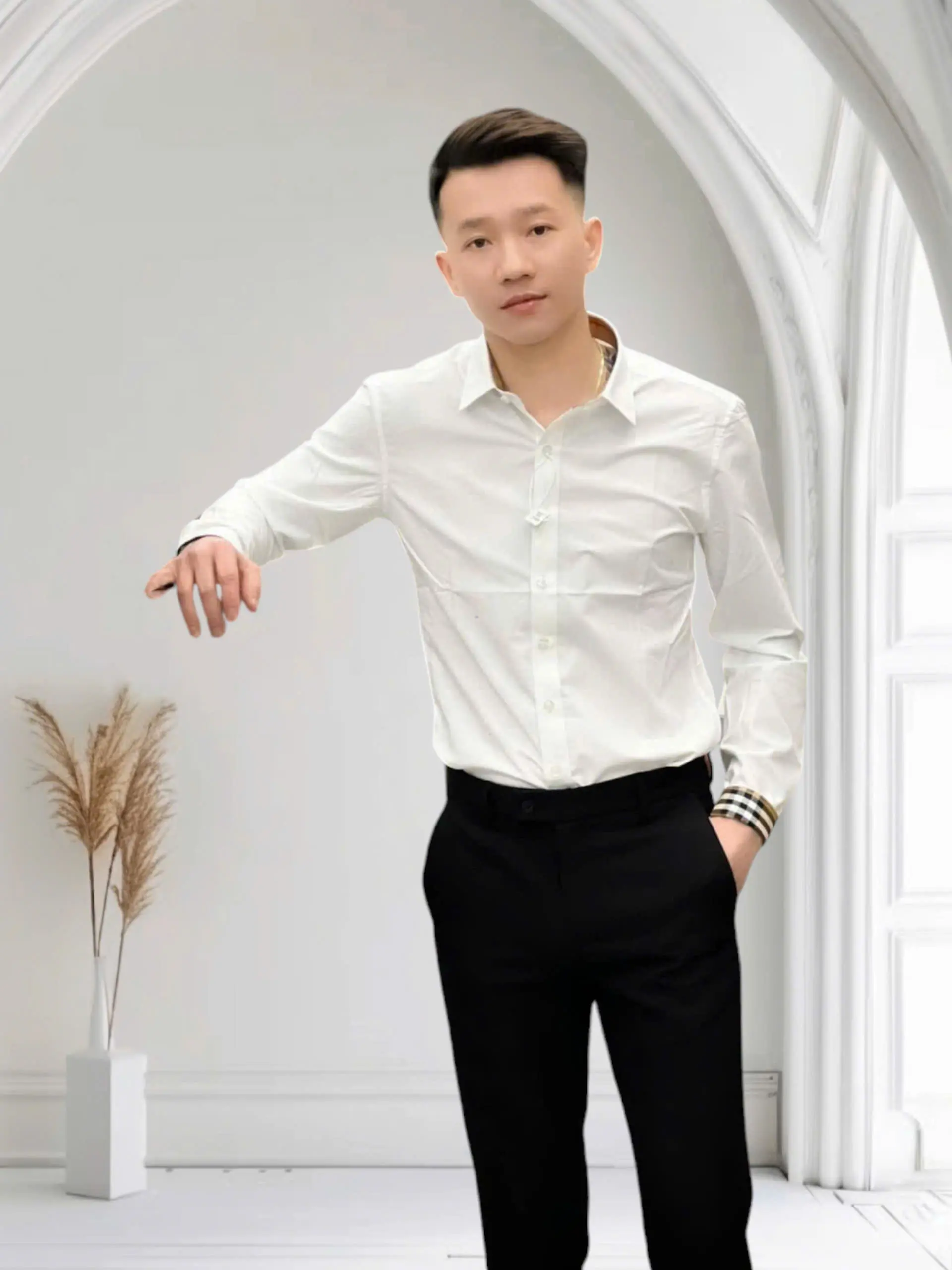 Áo sơ mi nam tay ngắn,dài .phối họa tiết BBR tạo nên phong cách trẻ  trung sp  giá rẻ cao cấp  của nhà NHT