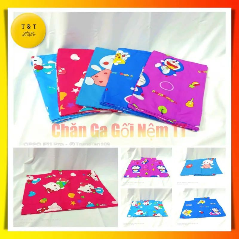 Vỏ gối nằm, Vỏ gối ôm Cotton Poly đủ kích thước - Áo gối - giao ngẫu nhiên - Có thể giặt 8