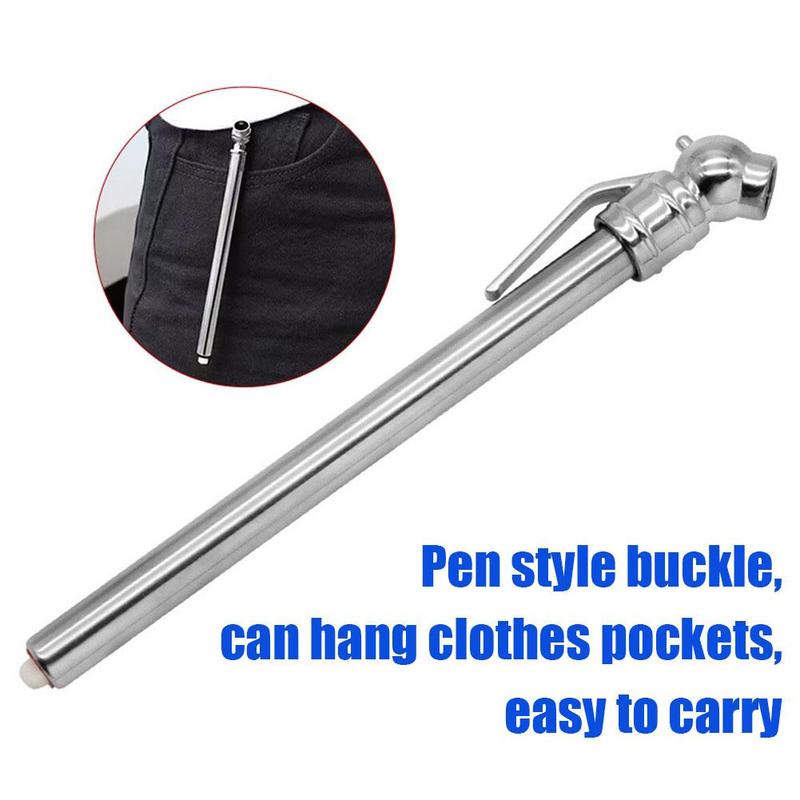 Product Introduction of 1pcs Mini Car Tire Pressure Pen Motor Tyre Tire Air Car Tool Detector Pressure Tire Pressure S5S5 27