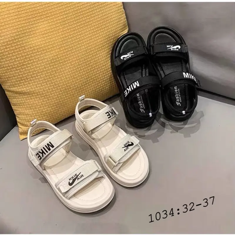 Dép sandal Nữ 2 quai hoạ tiết cá tính Mike DéP Shoes 1