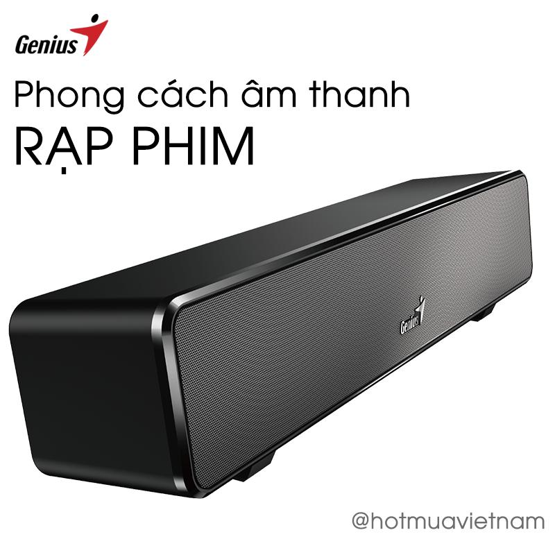 Loa soundbar Genius âm thanh vòm sống động phong cách rạp phim loại loa vi tính nghe to rõ chất lượng