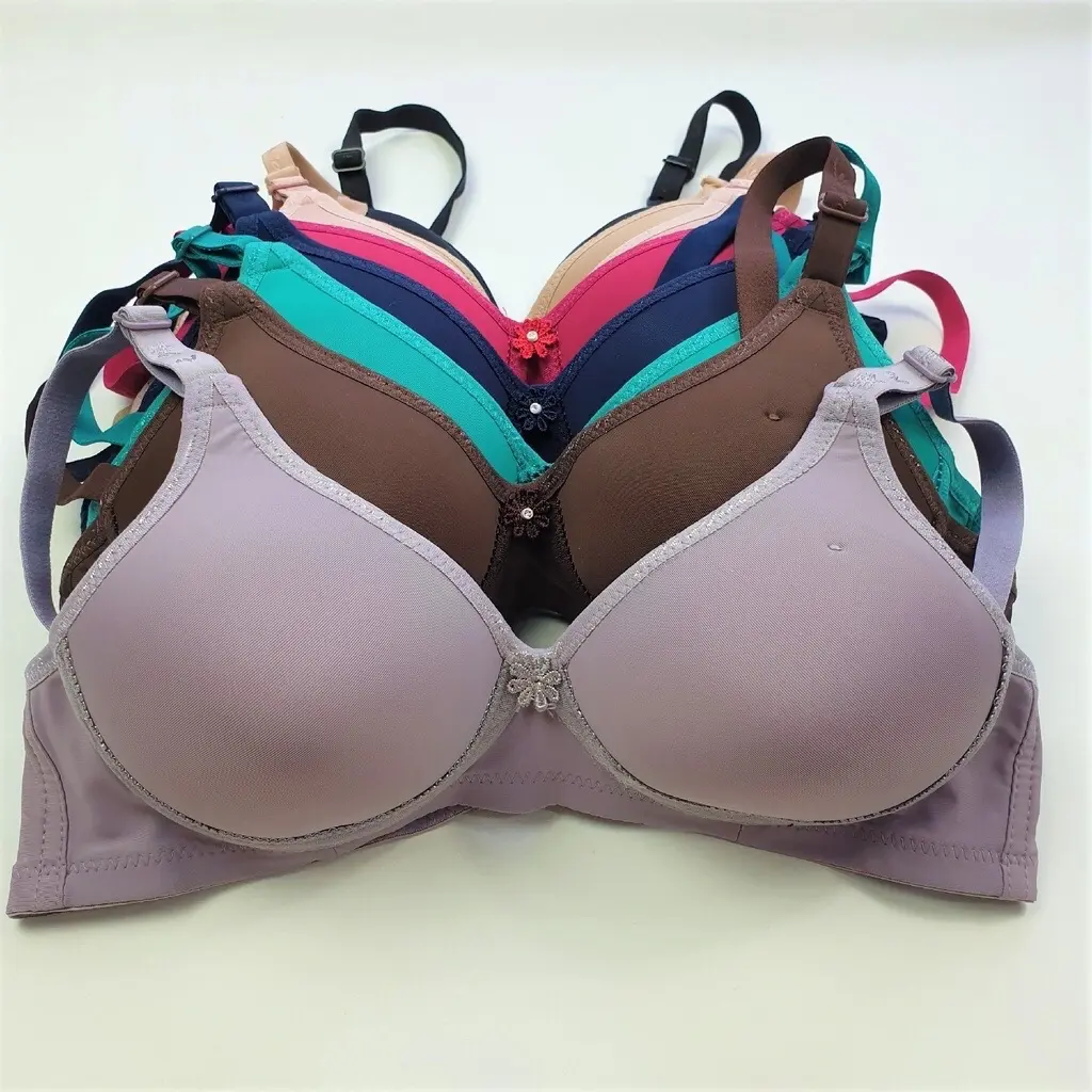 6 PCS bh wanita dewasa bh wanita remaja bh tanpa kawat dan Busa Bra