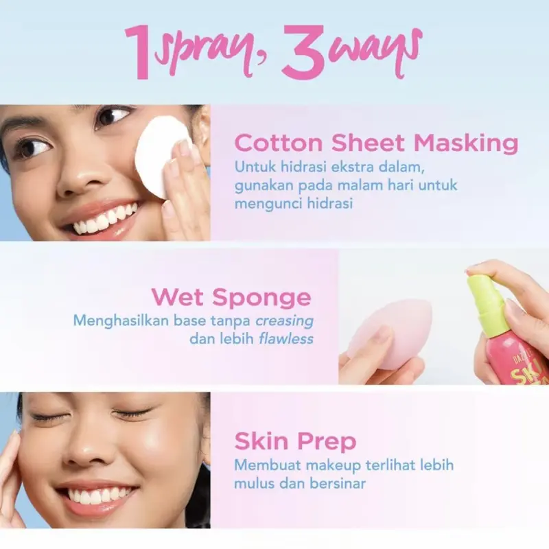 BestPrice- NEW DAZZLE ME Get a Grip Spray Makeup Setting-Dewy Fix 60ml Lasting Extract ... 3