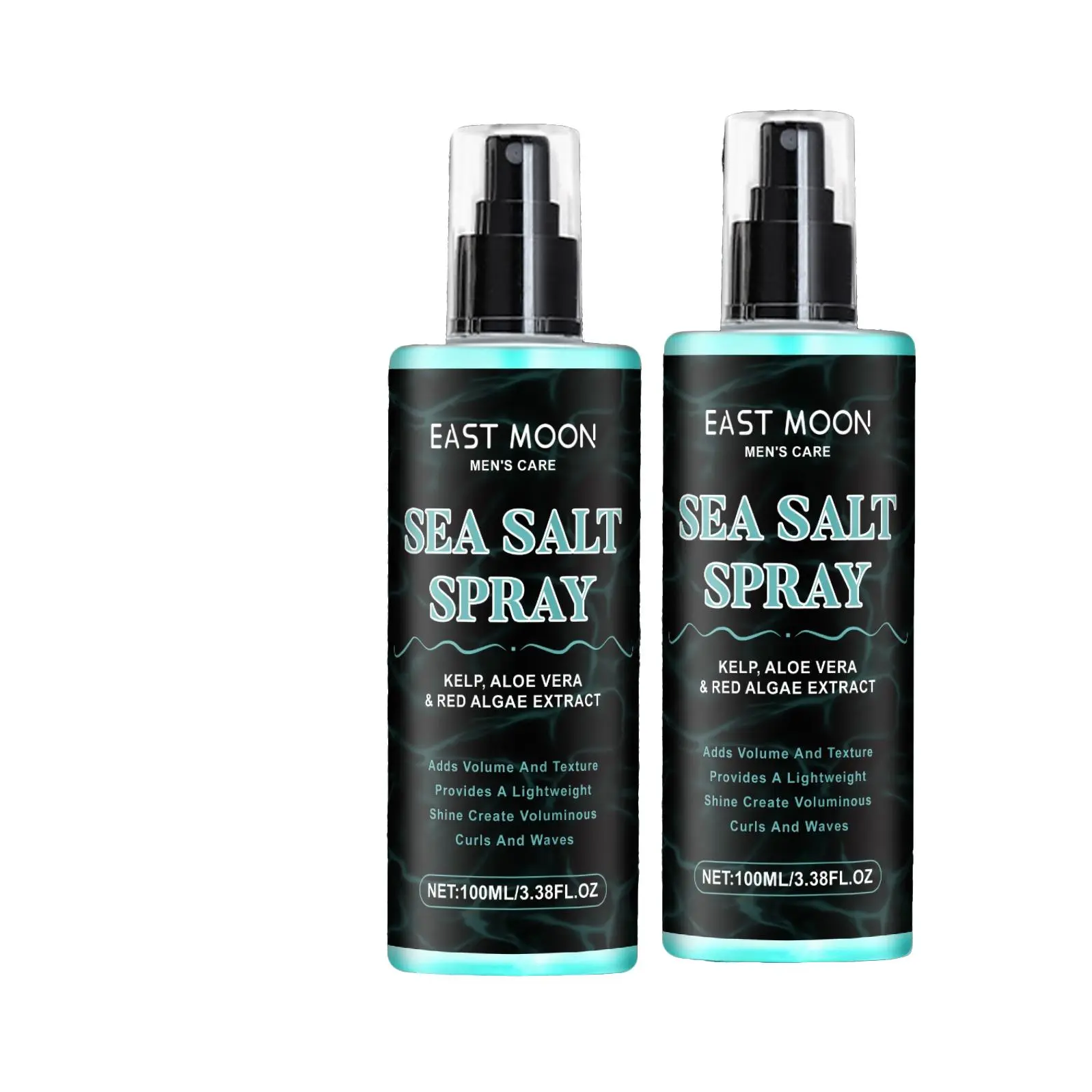 Gentle Sea Salt Hair Setting Spray, 1 Count/2 Counts Hair Styling Spray, Professional Hair Styling Product for Men, Aloe Vera Gel
