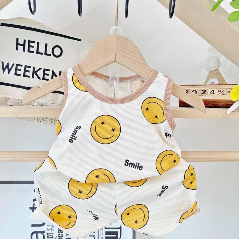 ComBo 5 Bộ (Tặng 1 Bộ) Quần Áo 3 Lỗ Chất Liệu Tăm Lạnh Dành Cho Bé Trai Bé Gái Từ 4-15kg