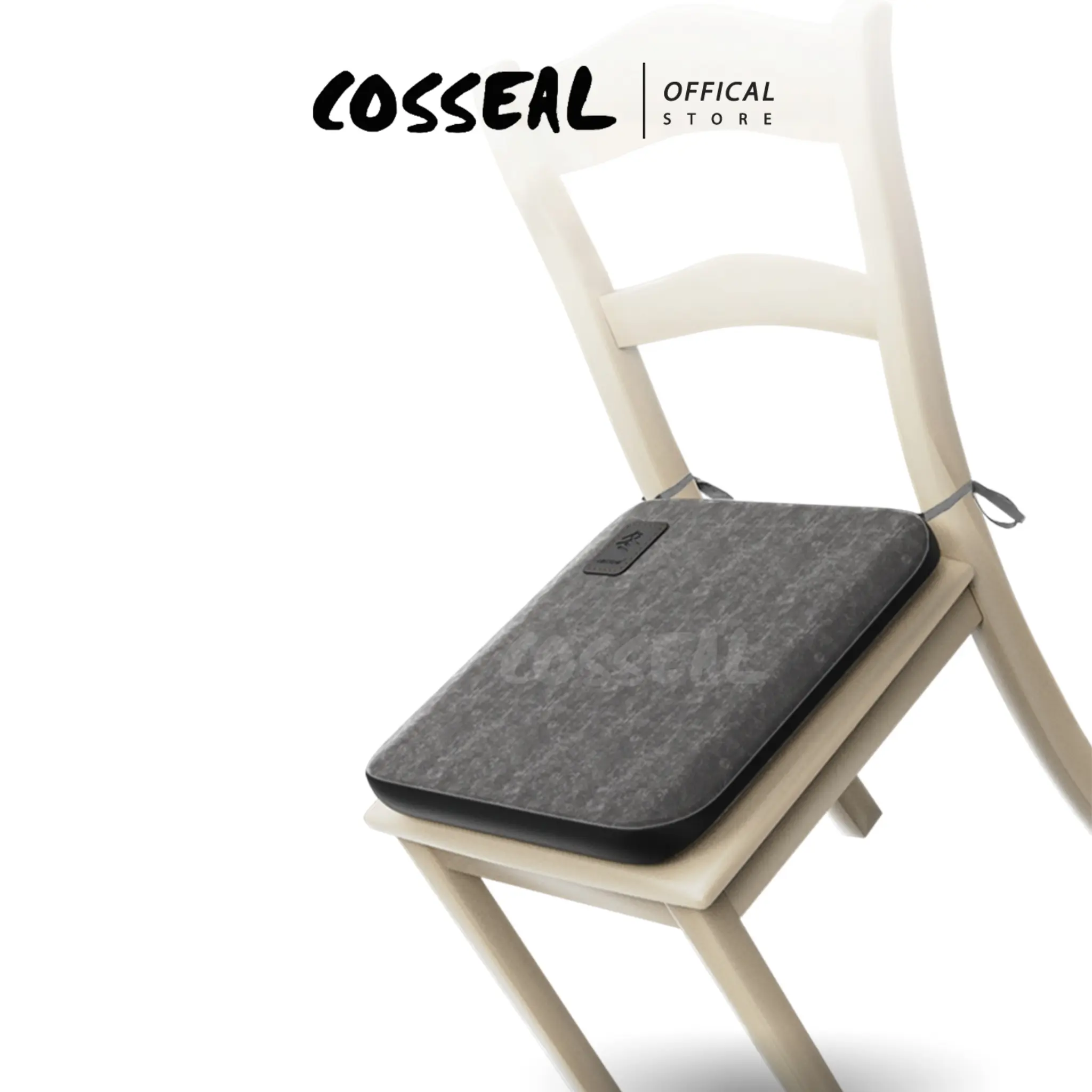 Cosseal Đệm Lót Ghế 2 Mùa, Gối Ngồi Cao Su Non Thoáng Khí, Đệm Lót Ghế Văn Phòng, Xe Hơi, Ô Tô