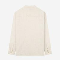 Gambar DUHA Baju Koko Linen Stripes Pull Over Lengan Panjang - White Sand - Sayf dari Duha Muslim Wear Kota Tangerang 5 Tokopedia