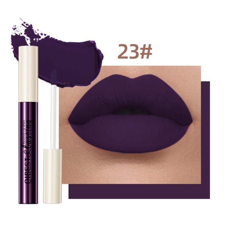 Product Introduction of Non-stick Cup Long Lasting Matte Lipstick, Velvet Matt Finish Lip Gloss, Easy Coloring Lip Stick for Girls & Women Makeup, Music Festival Makeup Supplies 11