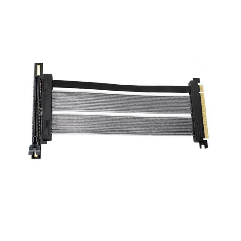 Overseas shipping,25cm PC Graphics Cards PCI Express Connector Cable PCI-E 4.0 16X Flexible Extension Cable / Vertical GPU Mount 5