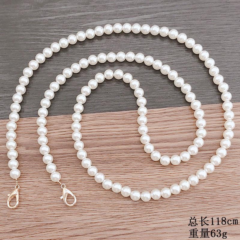Phụ Kiện Trang Trí Ốp Điện Thoại Tự Làm Đeo Chéo Ngọc Trai, Hàng Mới Về, Túi Ngọc Trai Đính Cườm Thủ Công Dây Đeo Vai Dây Đeo Chéo 1
