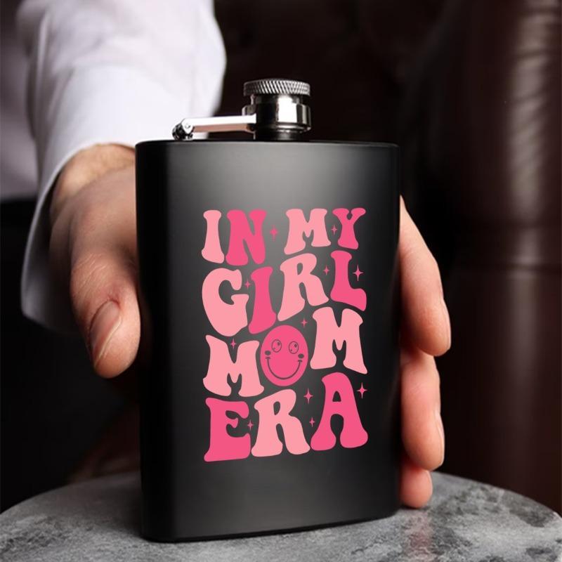 Stainless Steel Hip Flask, 8oz Portable Drinking Flask with Lid, Drinkware for Home Office Outdoor Camping Hiking 3