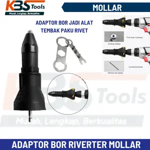 Adaptor Mesin Bor jadi Tang Rivet Converter Tang Rifet Bor - Riverter