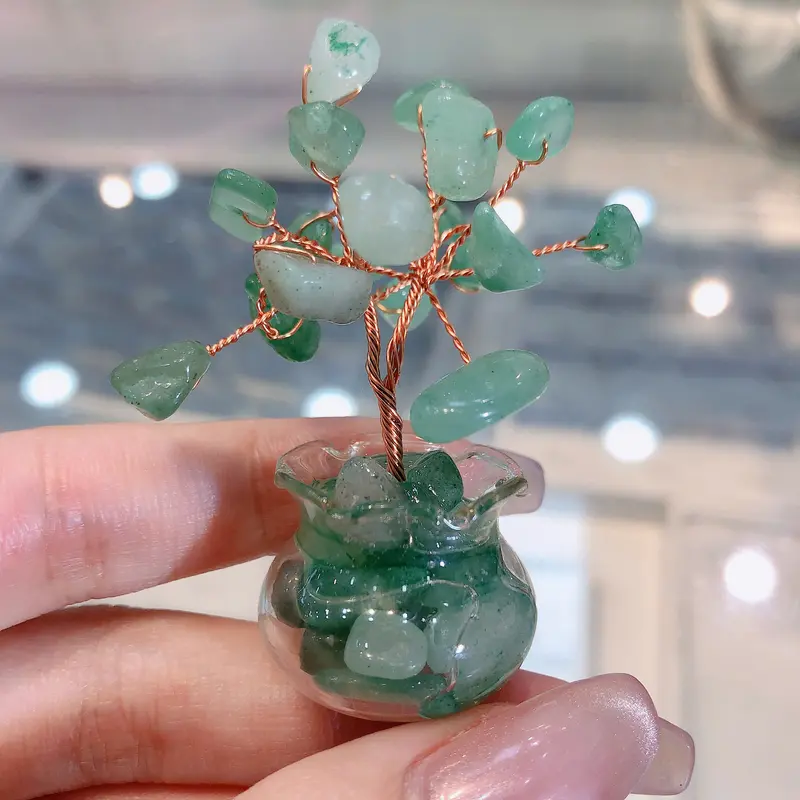 QMJ STORE - Q133 CÂY TÀI LỘC ĐÁ THẠCH ANH TỰ NHIÊN 2