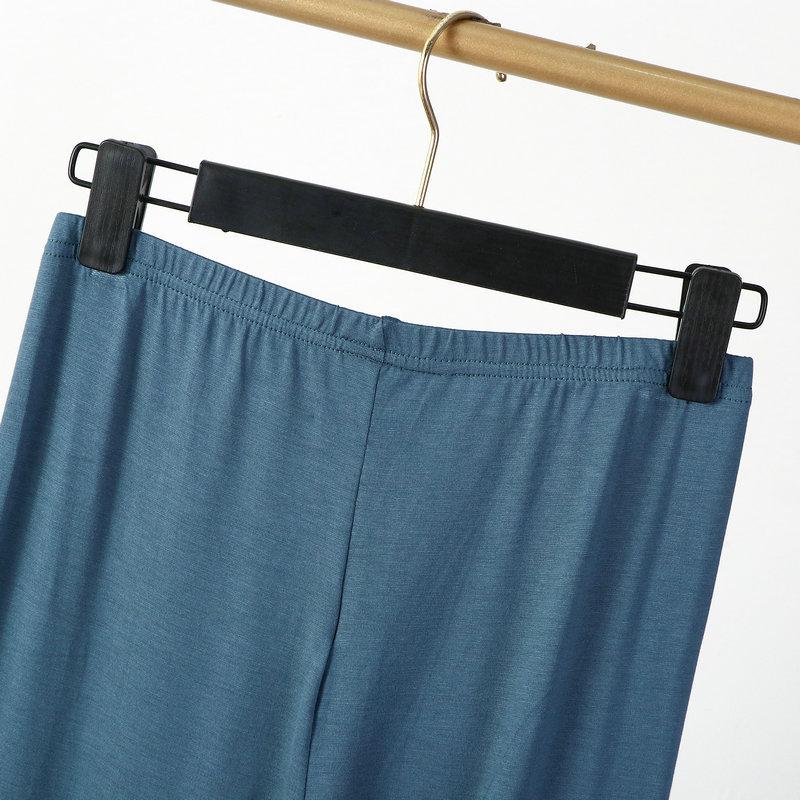 Product Introduction of Women's summer cropped pants modal thin home cotton plus large size high waist slim pajamas Loungewear Nightwear Womenswear Lingerie Homewear Pjs Trouser Basic Minimalist 8