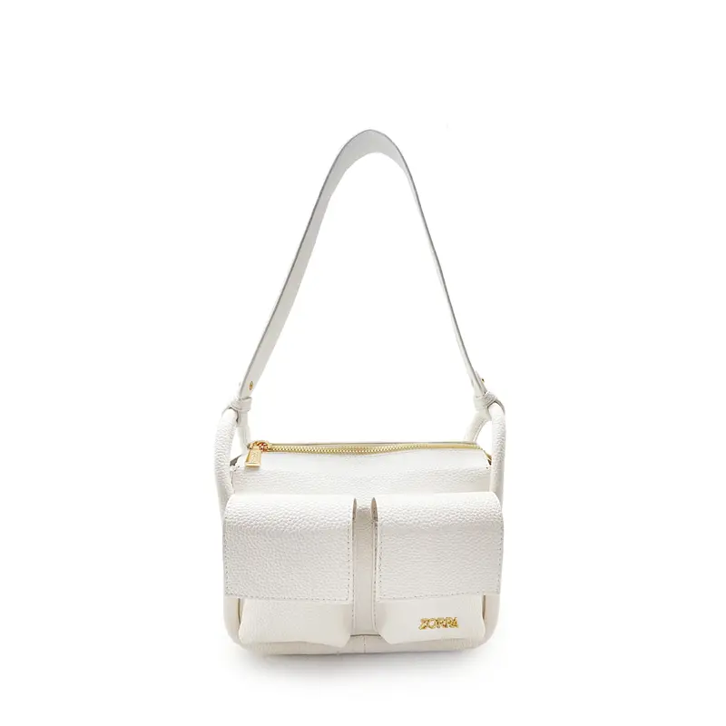 ZORRA - Fany Tas Shoulder Bag Wanita Vintage Korea Style Elegan Kekinian Tas Selempang Bahu Kulit 5
