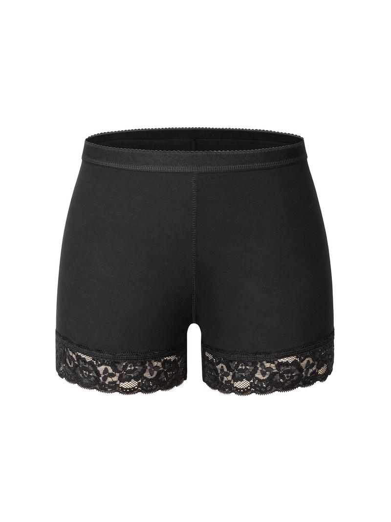 Product Introduction of Women's Contrast Lace Low Waist Shapewear Panty, Tummy Control Butt Lifting Shapewear Bottoms, Women's Shapewear for Daily Wear 5
