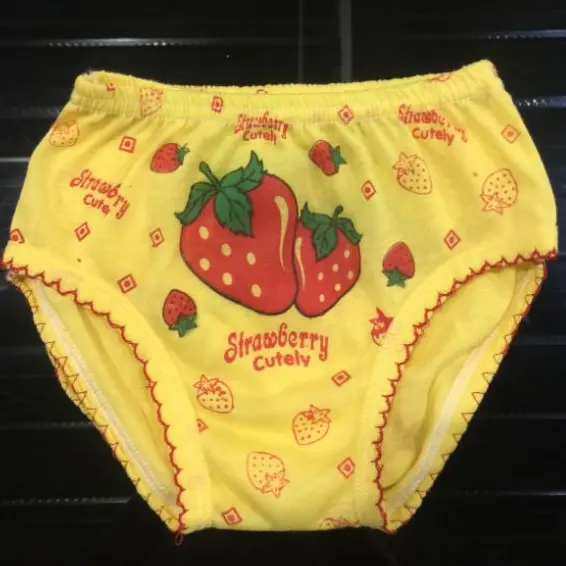 ISI 12PCS Celana Dalam Anak Cewek STRAWBERRY / Cd Anak Murah / Cd Anak Perempuan usia 3-8 th lusinan 4